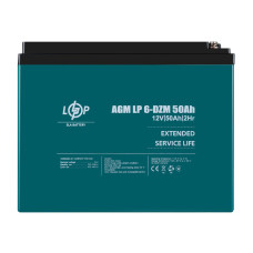 Тяговий свинцево-кислотний AGM акумулятор LP 6-DZM-50 Ah