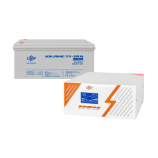 Комплект резервного живлення LP (LogicPower) ДБЖ + мультигелева батарея (UPS B1500 + АКБ MG 2400Wh)