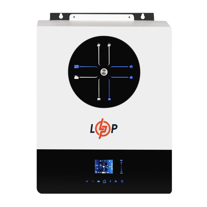 Гібридний сонячний інвертор (ДБЖ) LPW-MAXII-ULTRA 11000VA (11000Вт) 48V 150A MPPT 90-450V ON-OFF GRID