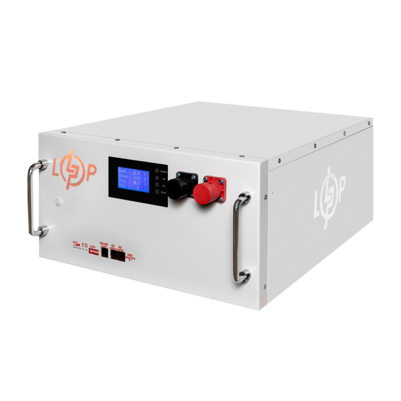 Акумулятор LP LiFePO4 51,2V - 230 Ah (11776Wh) (BMS SP 200A/100A) RM RS485/CAN LCD WH