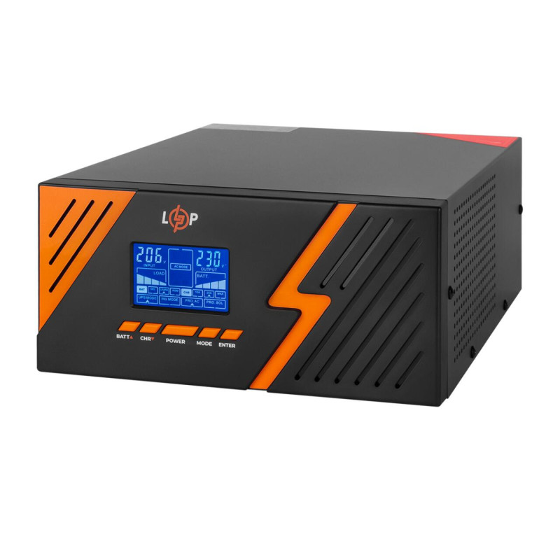 ДБЖ з правильною синусоїдою 12V LPM-PSW-1500VA (1050Вт) Black Уцінка