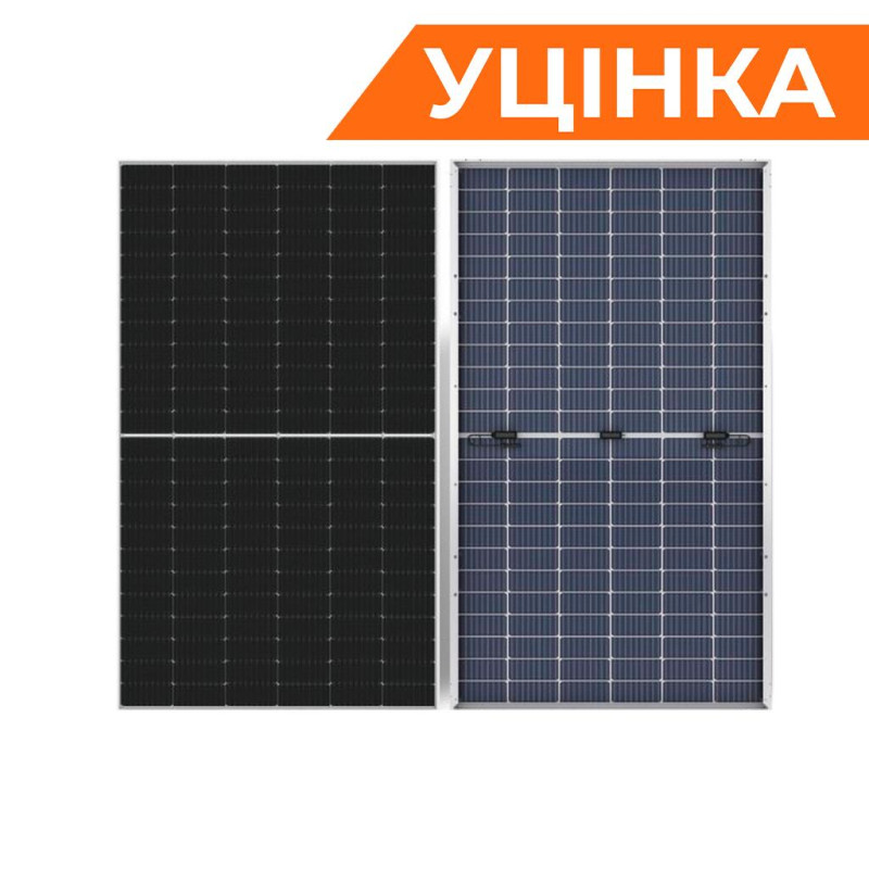 Сонячна панель LP Longi Solar Half-Cell 585W (30 проф. Topcon N Bi-facial, монокрист. каб. 30 см) Уцінка