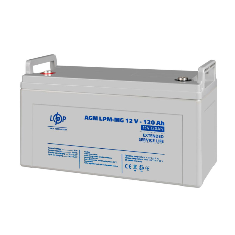 Акумулятор мультигелевий LPM-MG 12V - 120 Ah