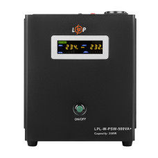 ДБЖ LogicPower LPL-W-PSW-500VA+ (350Вт) 5A/10A з правильною синусоїдою 12V