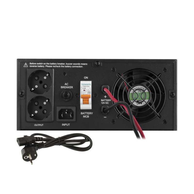 ДБЖ з правильною синусоїдою 12V LPE-B-PSW-430VA+ (300Вт) 1-15A