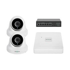 Комплект відеоспостереження на дві камери GV-IP-K-W95/ 5MP