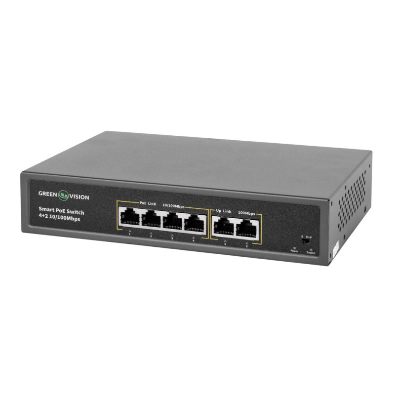 Комутатор мережевий POE GV-006-D-04+2P