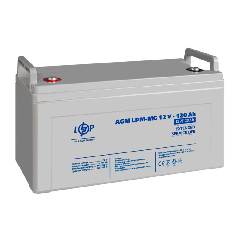 Акумулятор мультигелевий LPM-MG 12V - 120 Ah