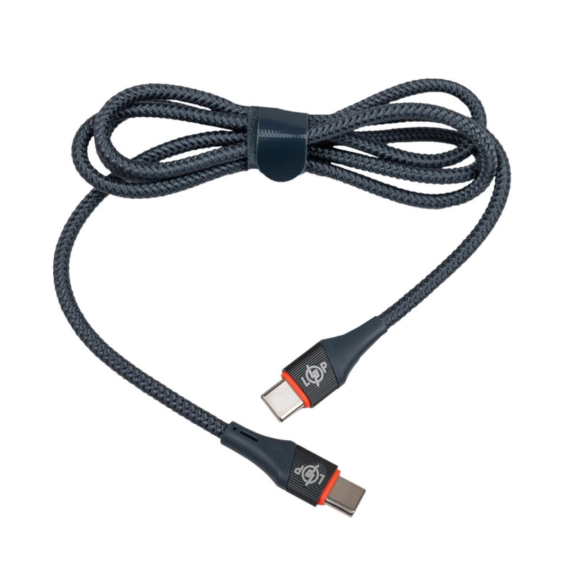 Кабель (шнур) для Apple IPhone 15 LP Type-C to Type-C 5A 65W зі швидкою зарядкою (QC) 1м C201MCI