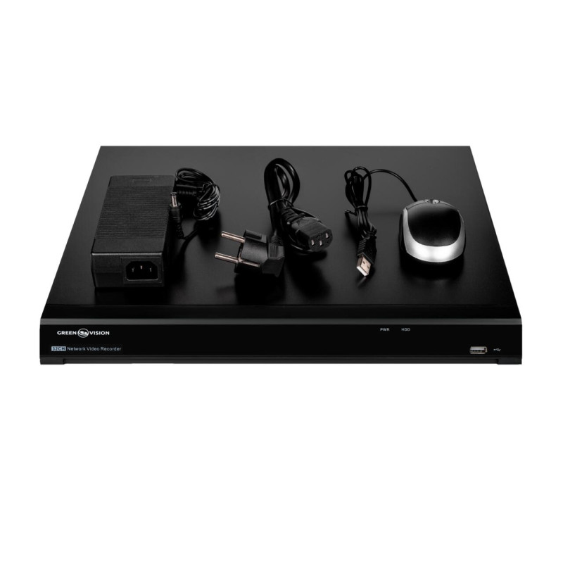 IP відеореєстратор 32-канальний 12MP NVR GreenVision GV-N-I018/32 12MP (V2)