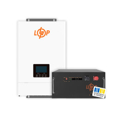 Комплект резервного живлення LogicPower ДБЖ W6000 + літієва (LiFePO4) батарея 16128 Вт/год