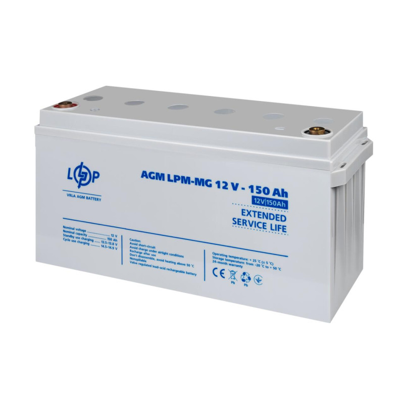 Акумулятор мультигелевий LPM-MG 12V - 150 Ah