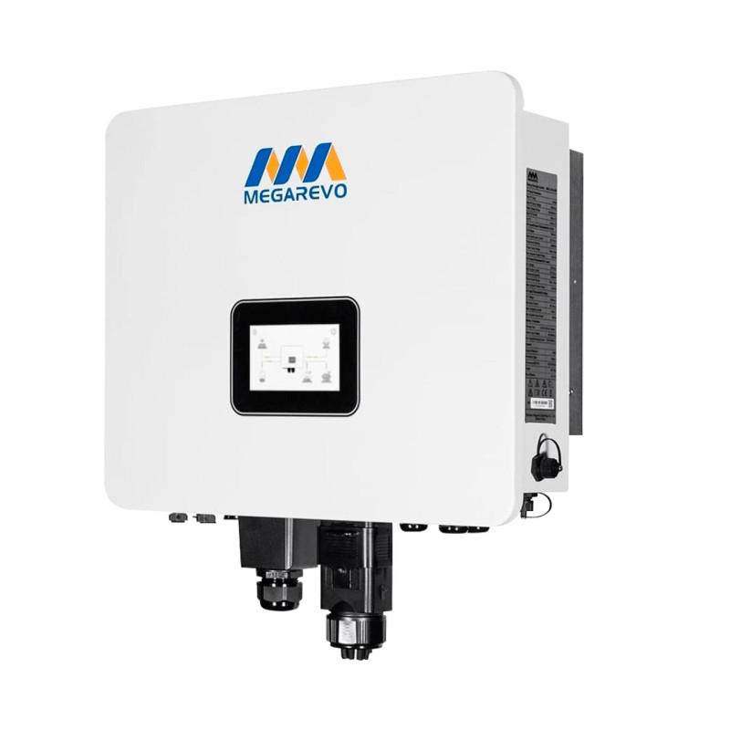 Гібридний однофазний інвертор Megarevo for LP R6KL1DA-G2S (6kW, 48V, LCD дисплей, GEN порт)