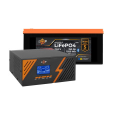 Комплект резервного живлення LogicPower ДБЖ 1050W + літієва (LiFePO4) батарея 1920 Wh
