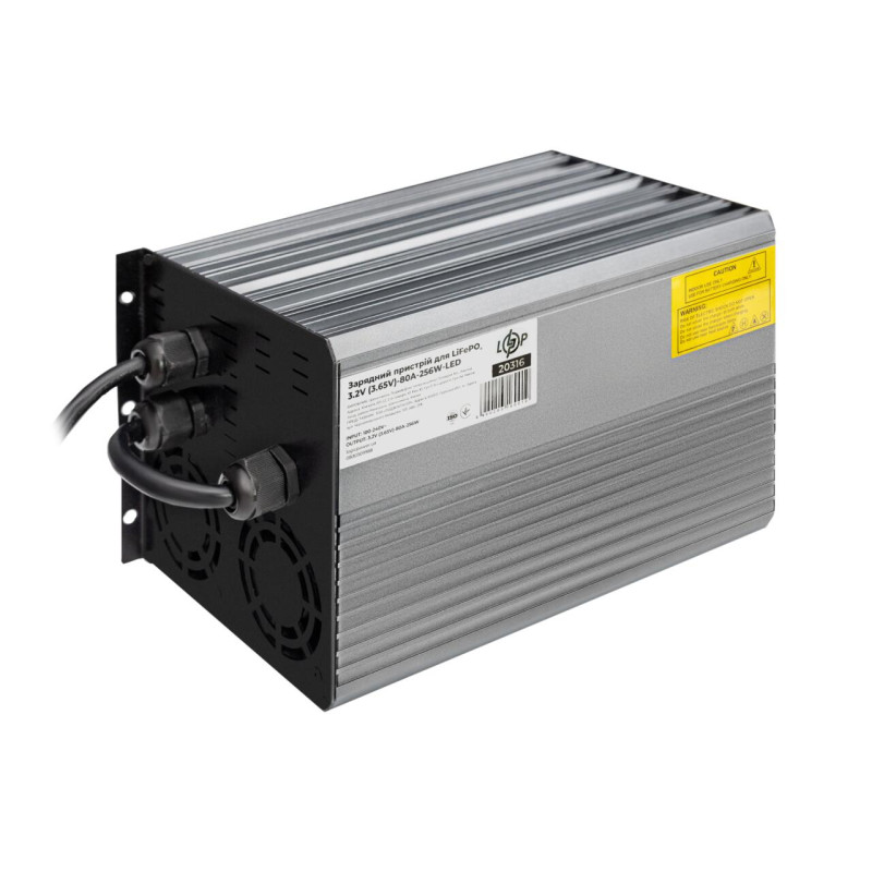 Зарядний пристрій для LiFePO4 комірок 3.2V (3.65V)-80A-256W-LED
