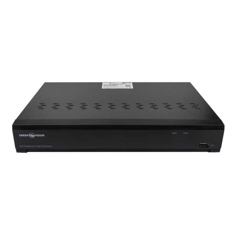 IP відеореєстратор 16-канальний 12MP NVR GreenVision GV-N-I017/16 (A)