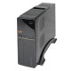 Корпус LP S607 BK 400W Slim 2хUSB 2.0
