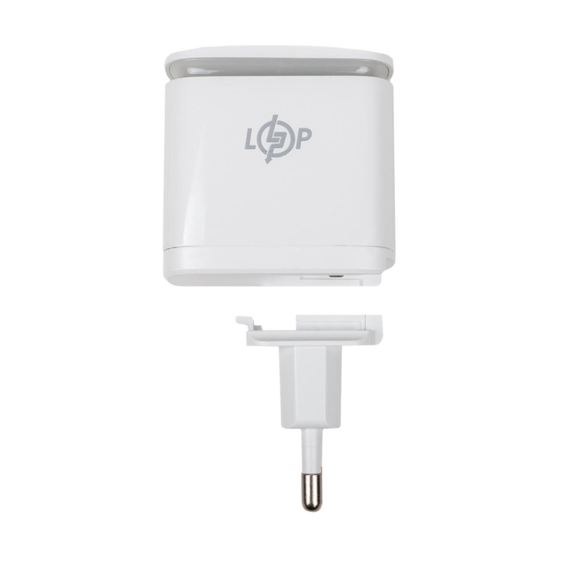 Зарядка для телефона LP 25W (Type-C+USB) QC3.0 PD + кабель (Type-C to Type-C) 25WCH