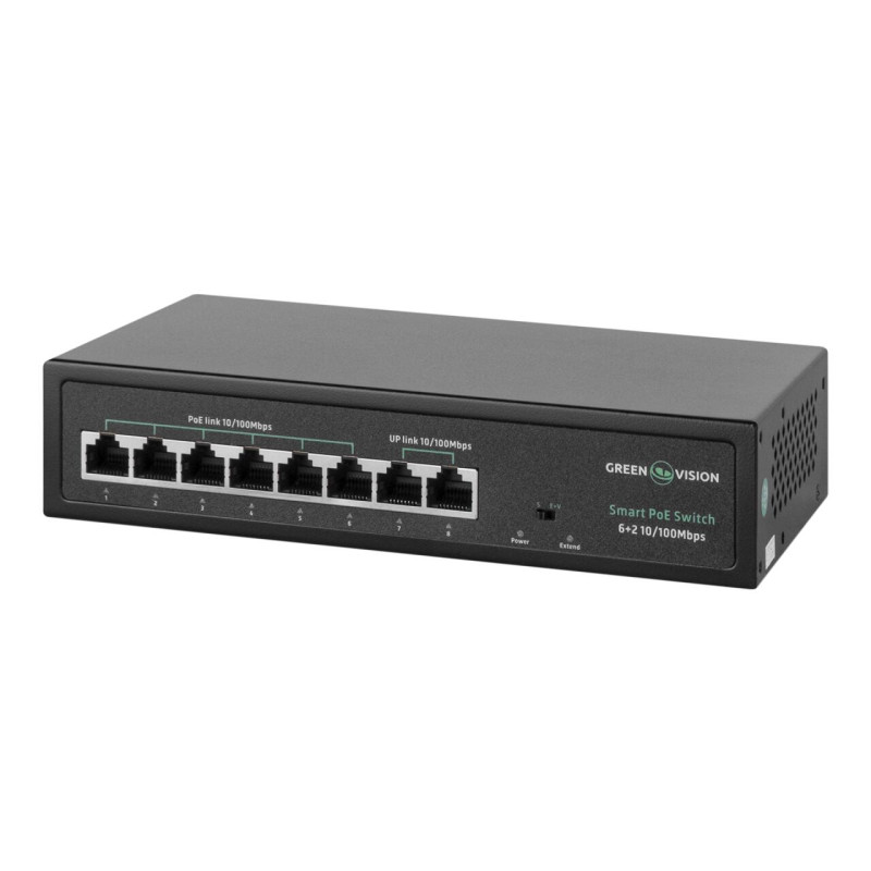 Комутатор мережевий POE GV-015-D-06+2P