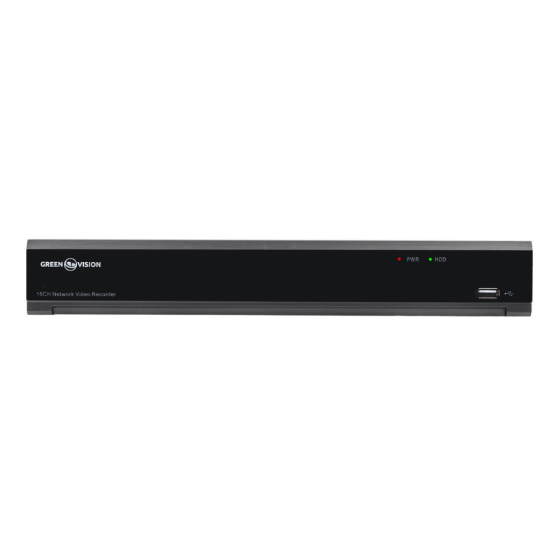 IP відеореєстратор 16-канальний 12MP NVR GreenVision GV-N-I017/16 (A)