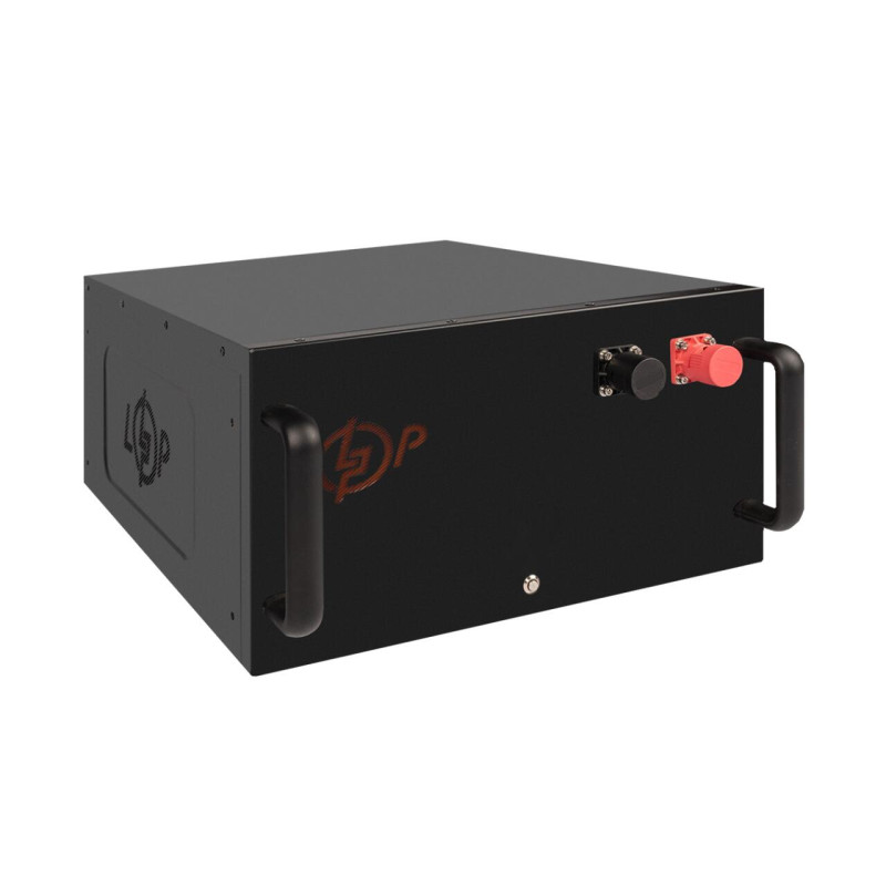 Акумулятор LP LiFePO4 51,2V - 100 Ah (5120Wh) (BMS 100A/50А) метал Smart BT