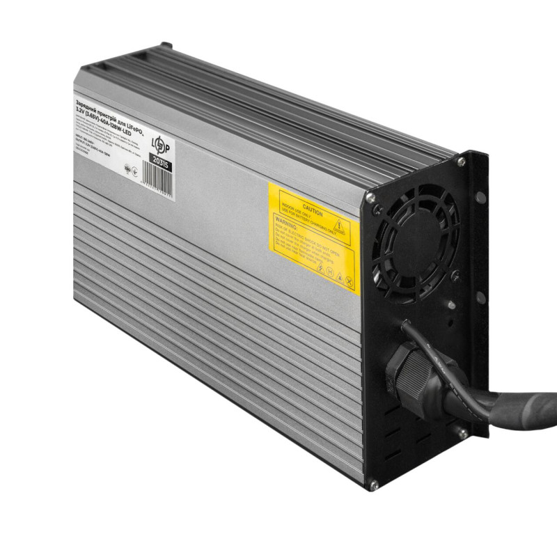 Зарядний пристрій для LiFePO4 комірок 3.2V (3.65V)-40A-128W-LED