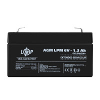 Акумулятор AGM LPM 6V - 1.3 Ah Уцінка 10.2024