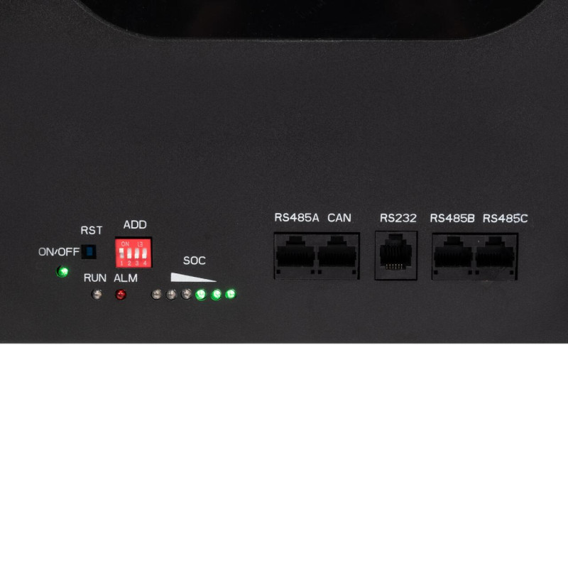 Акумулятор LP LiFePO4 51,2V - 230 Ah (11776Wh) (Smart BMS 200A) с LCD RM AB RS485/CAN
