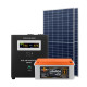Комплект СЕС 1.4kW АКБ 2.56kWh (літій) 100 Ah Преміум
