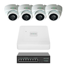 Комплект відеоспостереження на 4 камери GV-IP-K-W99/4 4MP