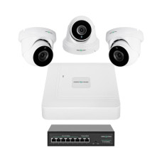 Комплект відеоспостереження на 3 камери GV-IP-K-W81/03 5MP