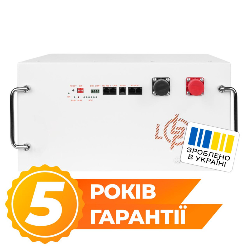 Акумулятор LP LiFePO4 51,2V - 230 Ah (11776Wh) (BMS JK 200A/100A) RM RS485/CAN WH
