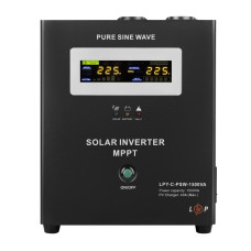 Сонячний інвертор (ДБЖ) LogicPower LPY-С-PSW-1500VA (1050Вт) MPPT 24V
