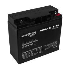 Акумулятор AGM LP 12V - 17 Ah Silver