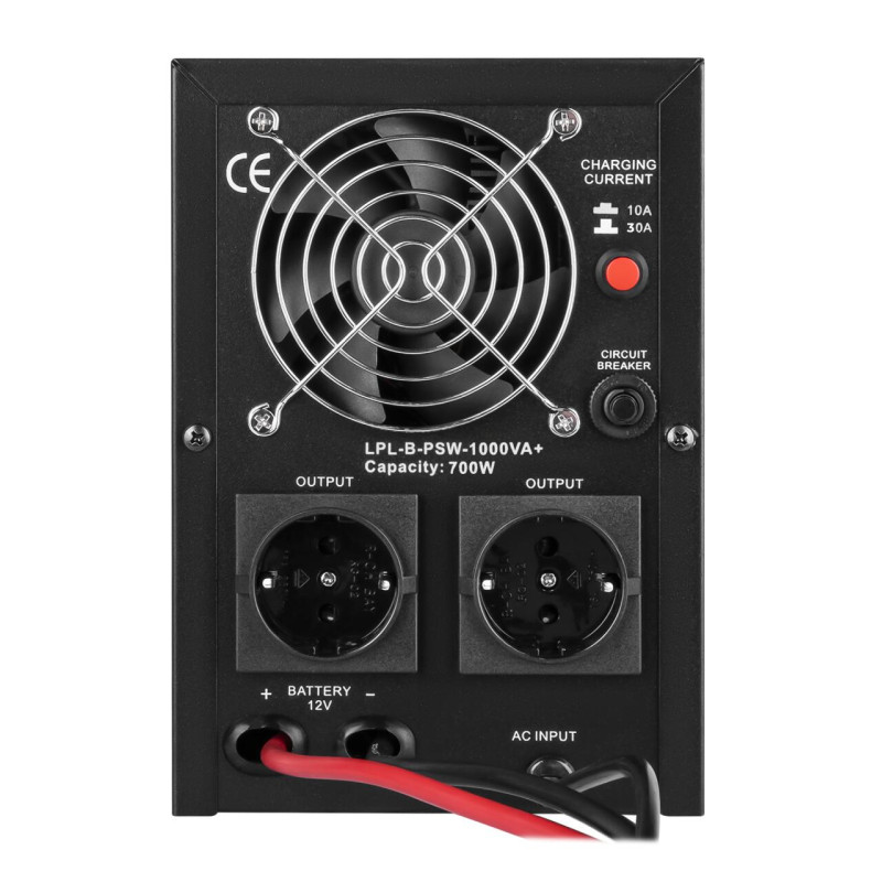 ДБЖ LP LPL-B-PSW-1000VA+ (700Вт) 10A/30A з правильною синусоїдою 12V