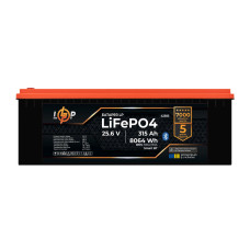 Акумулятор LP LiFePO4 25,6V -315 Ah (8064Wh) (BMS 300A/150А) пластик Smart BT