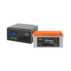Комплект резервного живлення LP(LogicPower) ДБЖ + літієва (LiFePO4) батарея (UPS В1500 + АКБ LiFePO4 2048W)