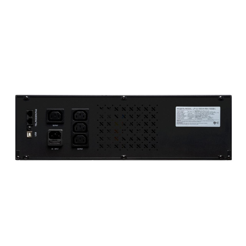 Джерело безперебійного живлення (ДБЖ) LP-UL1550VA RM (rack mounts) (with battery)