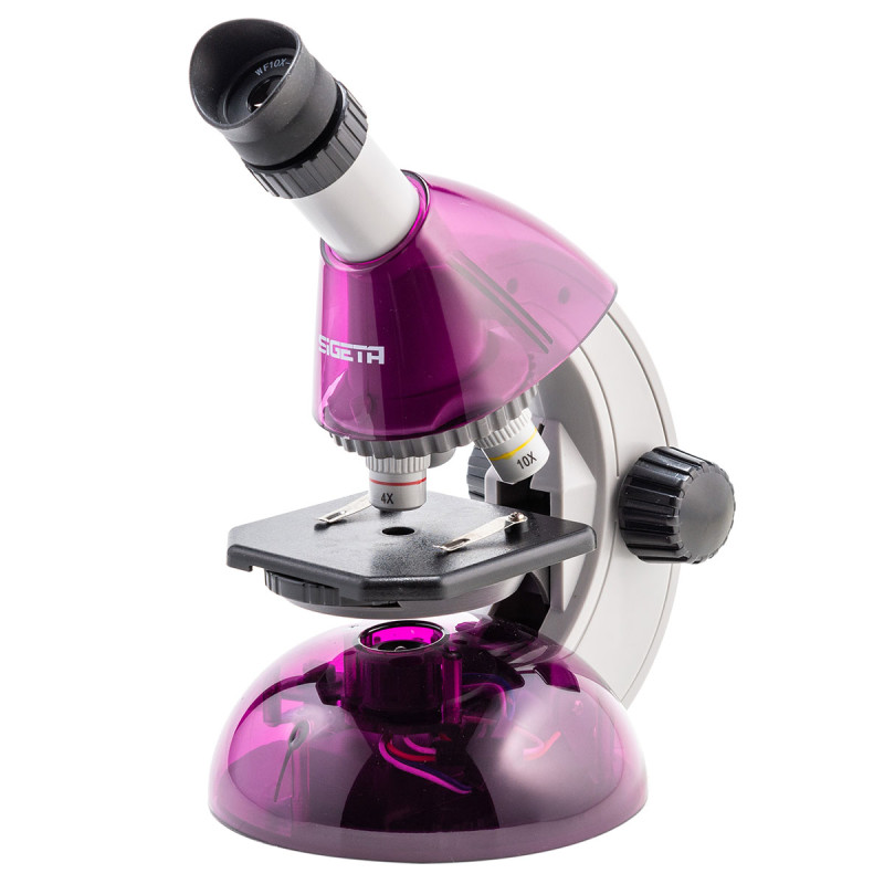 Мікроскоп SIGETA MIXI 40x-640x PURPLE (з адаптером для смартфона)