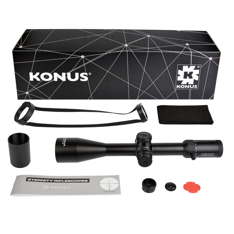 Оптичний приціл KONUS ETERNITY 6-24x50 PRS BDC IR FFP