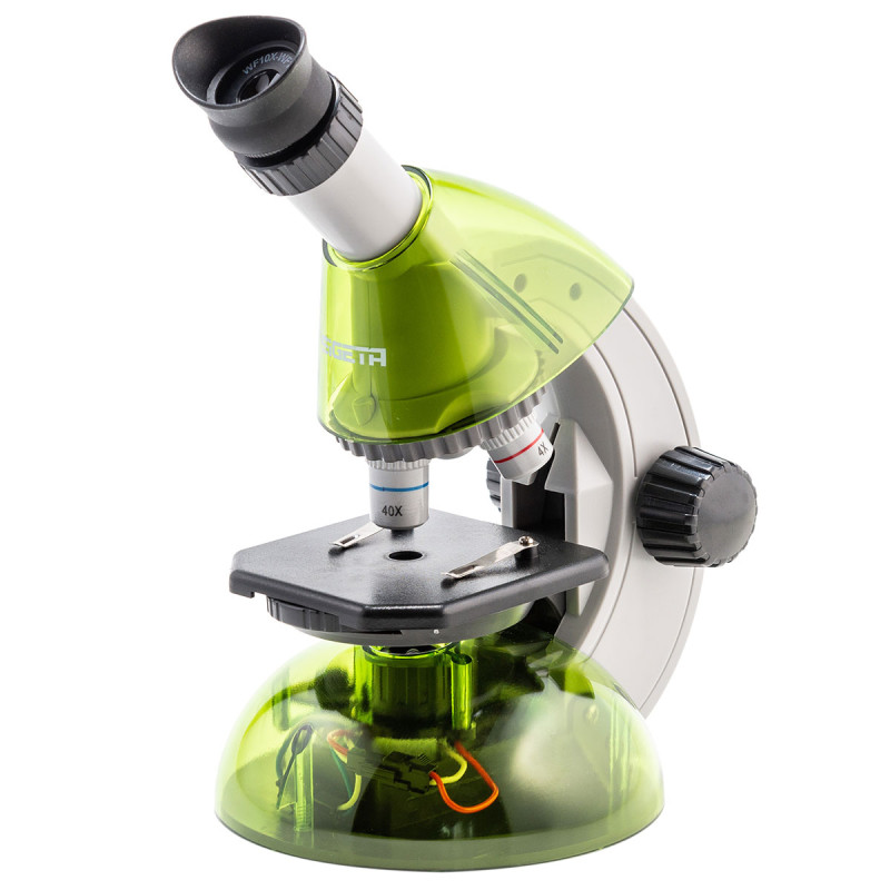 Мікроскоп SIGETA MIXI 40x-640x GREEN (з адаптером для смартфона)