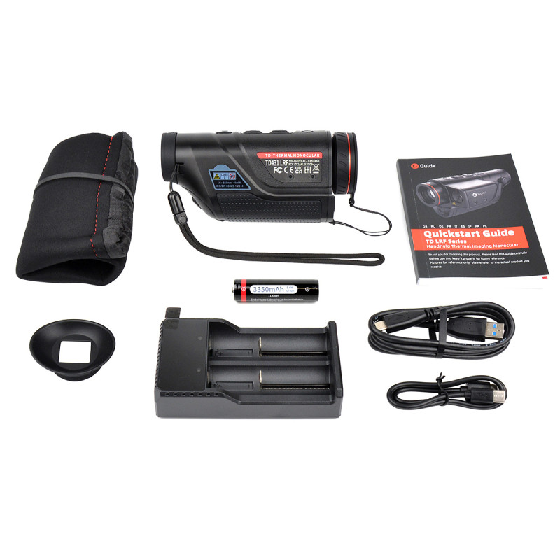 Тепловізійний монокуляр GUIDE TD431 LRF 384x288px 35mm (з далекоміром)