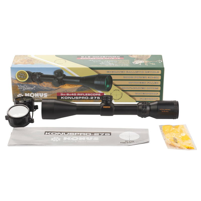 Оптичний приціл KONUS KONUSPRO-275 3-9x40 BDC