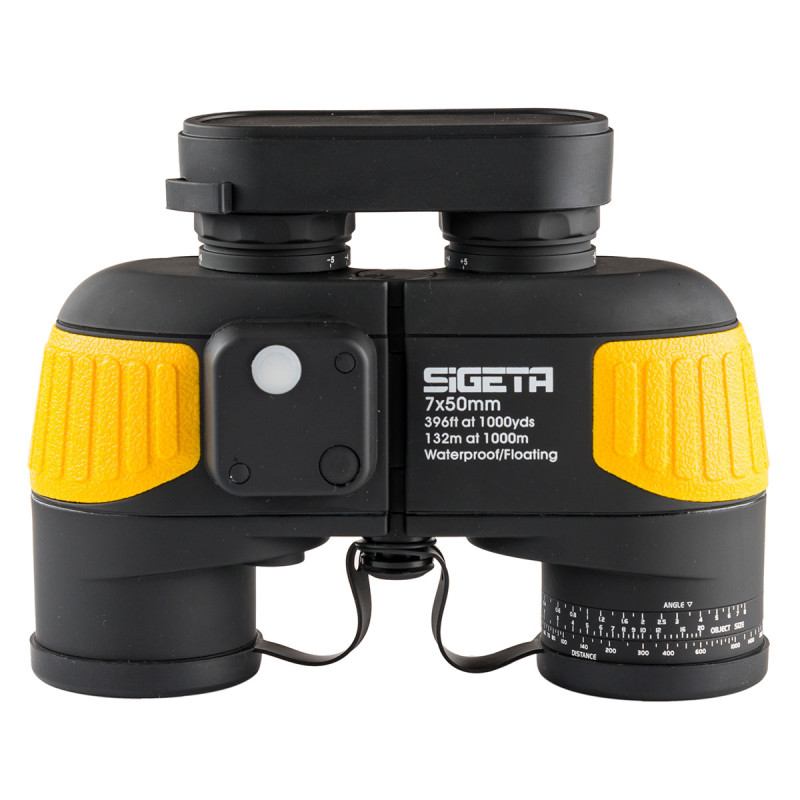 Бінокль SIGETA Admiral 7x50 Yellow floating/compass/reticle морський