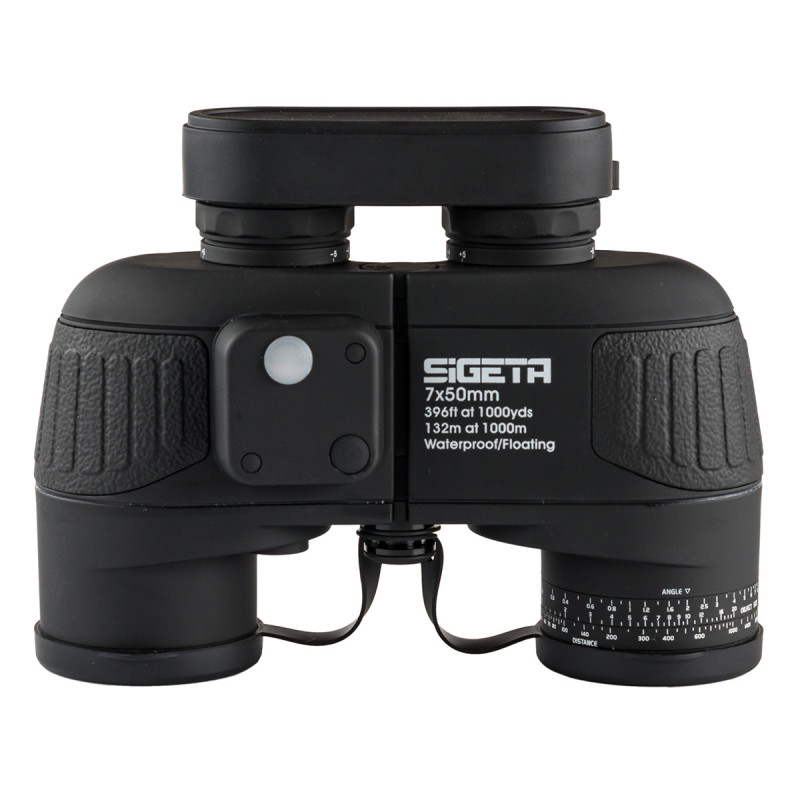 Бінокль SIGETA Admiral 7x50 Black floating/compass/reticle морський