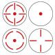 Коліматорний приціл KONUS FISSION-MR Multi-Reticle