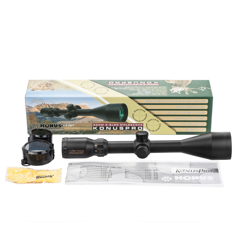 Оптичний приціл KONUS KONUSPRO 3-9x50 30/30 IR