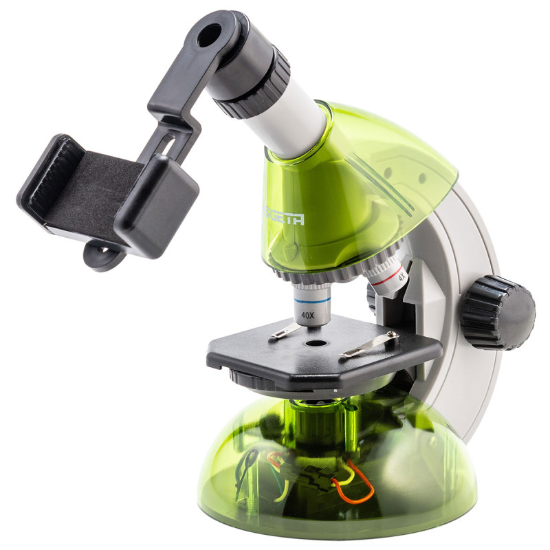 Мікроскоп SIGETA MIXI 40x-640x GREEN (з адаптером для смартфона)