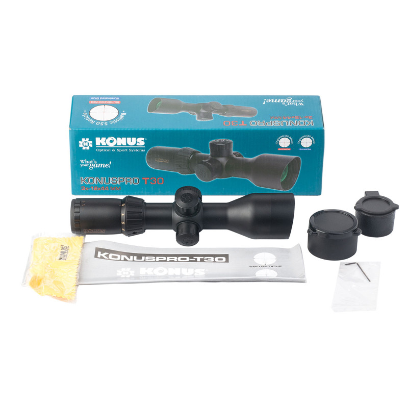 Оптичний приціл KONUS KONUSPRO T-30 3-12x44 BDC IR