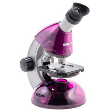 Мікроскоп SIGETA MIXI 40x-640x PURPLE (з адаптером для смартфона)